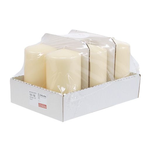 Artikel Søjlelys 150/80 creme 6stk