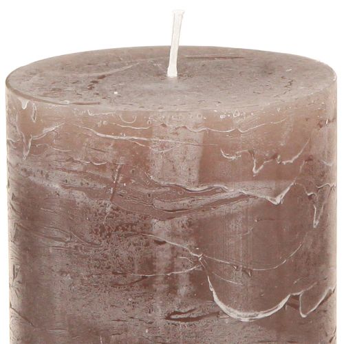 Artikel Søjlelys ensfarvede 3 farver brun 70×120mm 12 stk