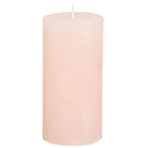 Søjlelys ensfarvede lys pink lys pink 50×100mm 4 stk.