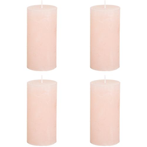 Artikel Søjlelys ensfarvede lys pink lys pink 50×100mm 4 stk.