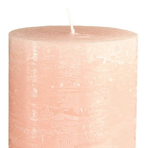 Artikel Søjlelys ensfarvede lys pink lys pink 85×200mm 2stk