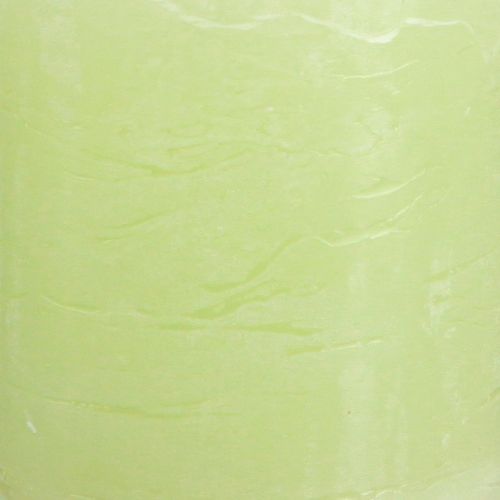 Artikel Søjlelys ensfarvede lys limegrøn 70×80mm 4 stk