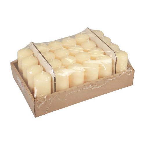 Artikel Søjlelys creme adventslys stearinlys 100/50mm 24 stk