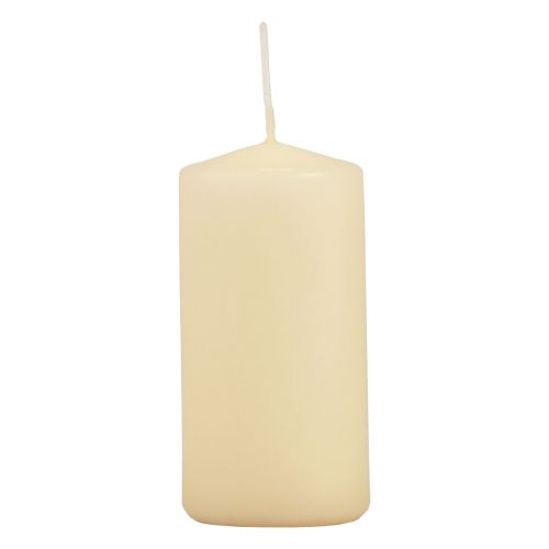 Søjlelys creme adventslys stearinlys 100/50mm 24 stk