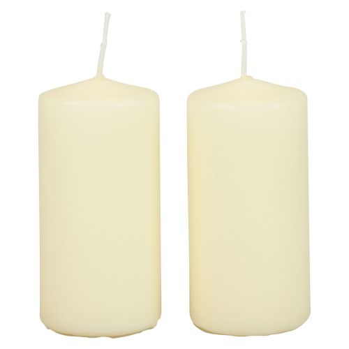 Artikel Bloklys H100 Ø50cm Cremefarvede lys 12 stk.