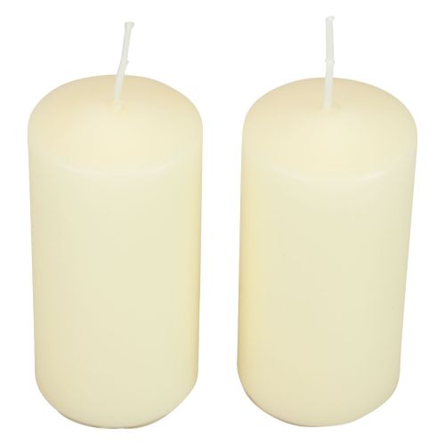 Artikel Bloklys H100 Ø50cm Cremefarvede lys 12 stk.