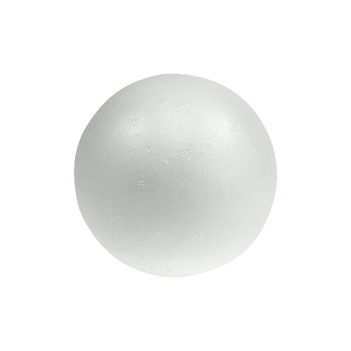 Styrofoam kugle Ø10cm hvid 5 stk
