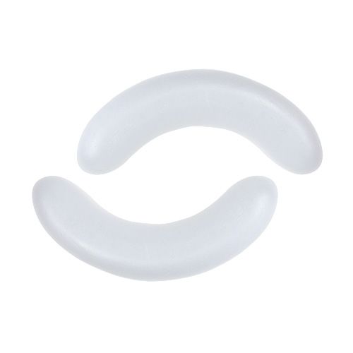 Polystyren månehalvdel L25cm B6cm 2stk