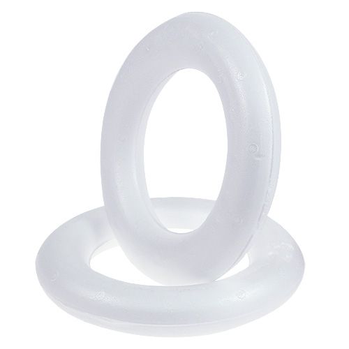 Artikel Styrofoam ring Ø25cm stor 2stk