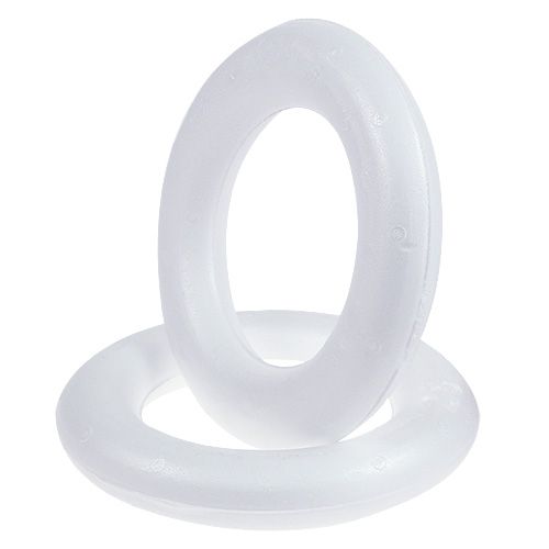 Styrofoam ring Ø25cm stor 2stk