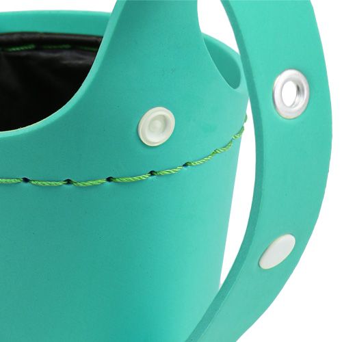 Floristik24 Vægophæng Suki mintgrøn Ø14cm H15cm, 1 stk