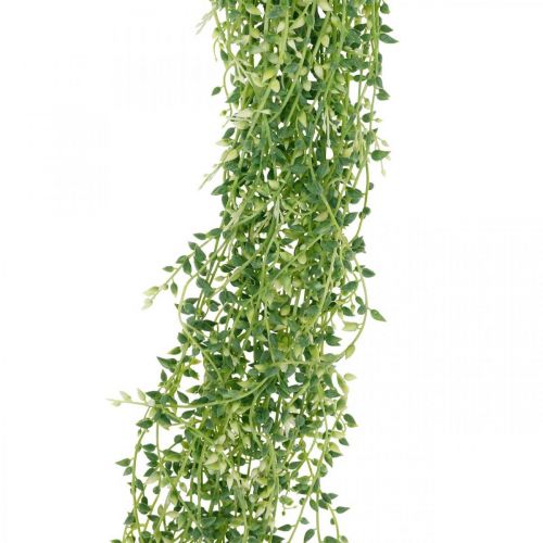 Sukkulent hængende kunstig hængeplante grøn 96cm