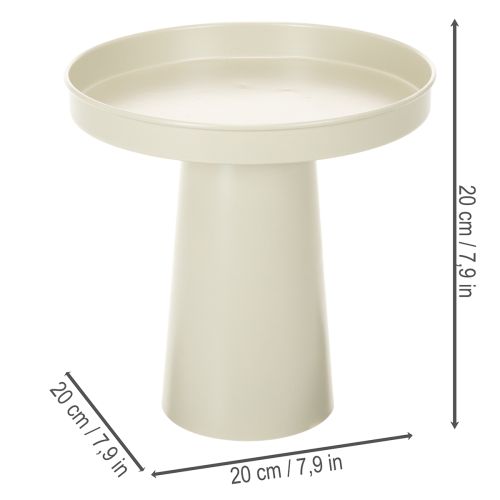 Bakkeholder, dekorativ tallerken til stearinlys og figurer, 20 cm | Floristik24.dk