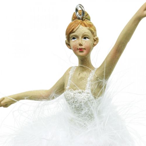 Floristik24 Trædekoration Adventsdekoration Ballerina vedhæng H12/12,5cm 3stk