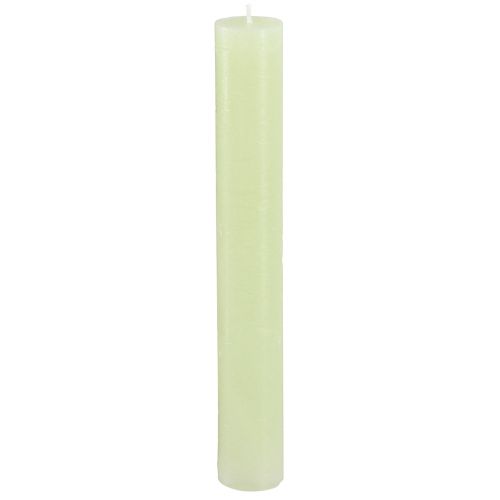 Floristik24 Bordlys limegrønne lys ensfarvet 34x240mm 4 stk