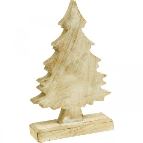 Floristik24 Deco juletræ, vasket hvid juletræ 27 × 17 × 5cm