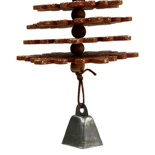 Artikel Juletræ at hænge, julepynt, juletræspynt kobber H12cm 29cm