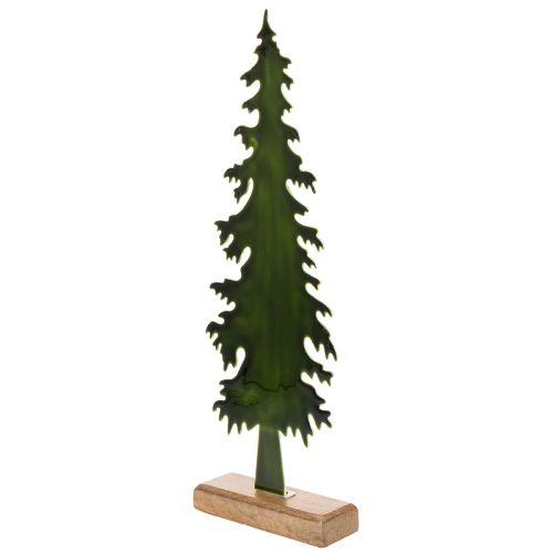 Dekorativt juletræ på træfod,