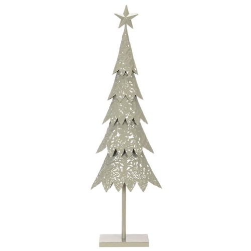 Dekorativt juletræ på fod med