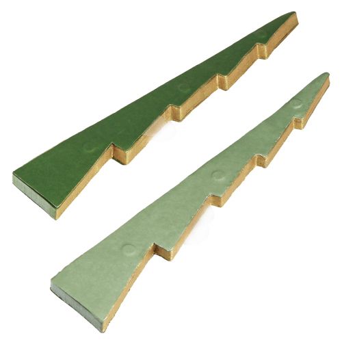 Artikel Juletræ honeycomb papir julegrøn guld H30cm 2 stk