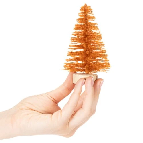 Miniature kunstigt juletræ til borddekoration, 12 cm, 6 stk. | Floristik24.dk