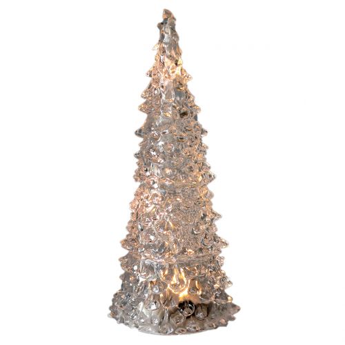 Floristik24 Grantræ akryl med LED lys Ø6cm H12cm
