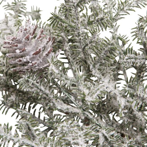 Artikel Granguirlande med kogler vinterdekoration frosthvid L145cm