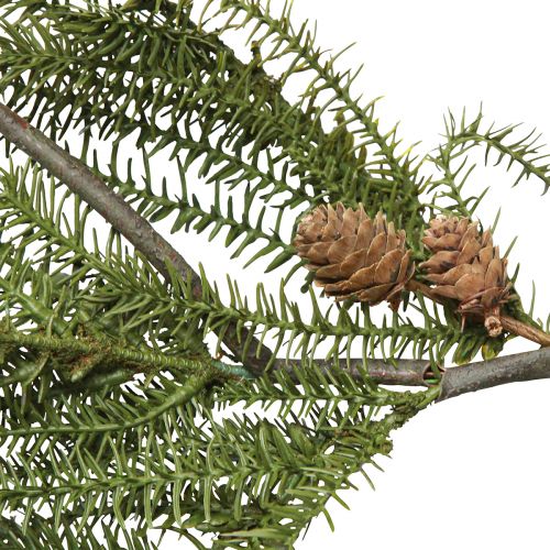 Artikel Granguirlande med ægte julekogler 165cm