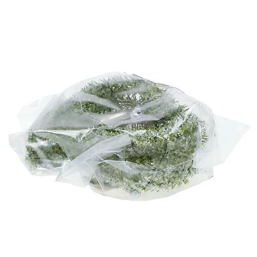 Floristik24 Granhjerte til at hænge med engel 8 cm grøn 6stk