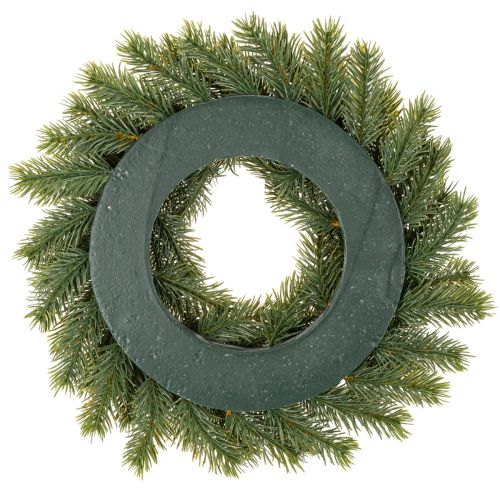 Kunstig grangrenkrans med kogler til dør eller bord, 30 cm | Floristik24.dk