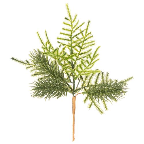 Kunstig grangren til festlig dekoration, 22 cm, 2 stk. købe | Floristik24.dk