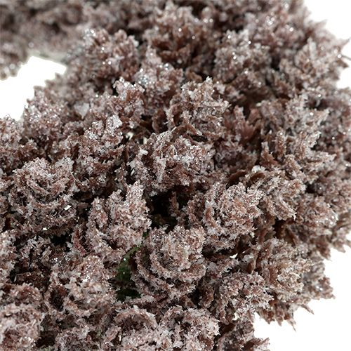 Floristik24 Fyrrekogle krans Ø25cm med glitter