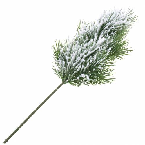 Floristik24 Fyrregren grøn sneklædt 50cm