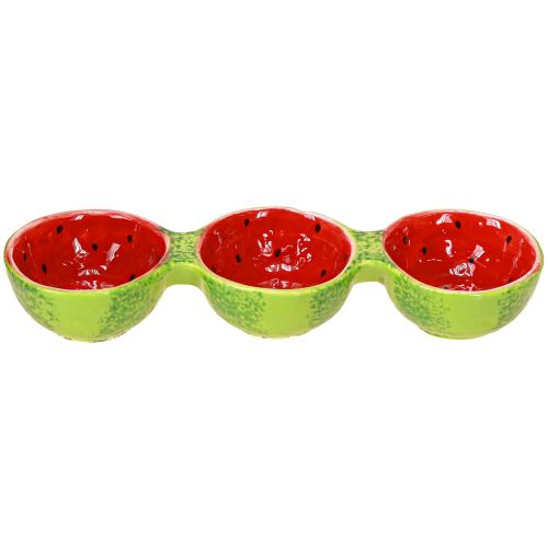 Artikel Tapas Sæt Vandmelon Dip skåle Keramik 8,5×28cm 1stk