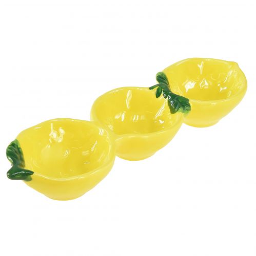 Floristik24 Tapas skåle keramisk citron bordpynt 28,5cm H4cm