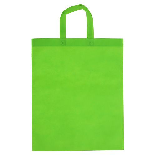 Floristik24 Taske grøn af fleece 37,5cm x 46cm 24stk