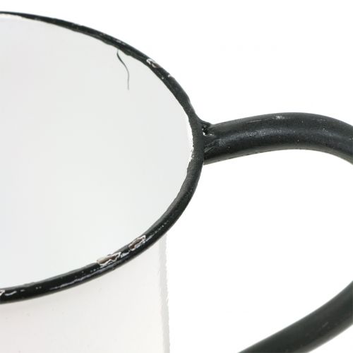 Floristik24 Plantebæger lavet af metal vintage H13,5cm Ø15cm