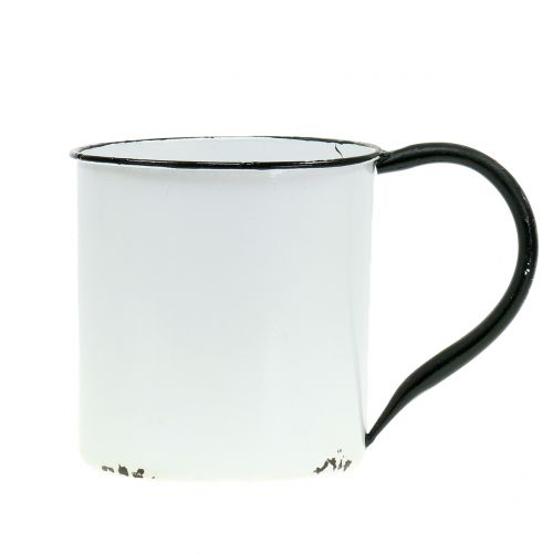 Floristik24 Plantebæger lavet af metal vintage H13,5cm Ø15cm