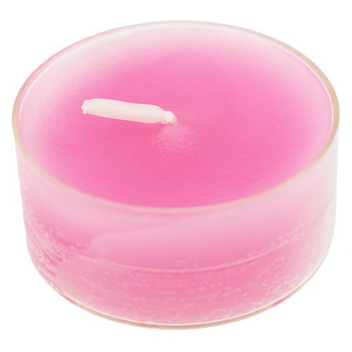 Floristik24 Fyrfadslys pink 18 stk