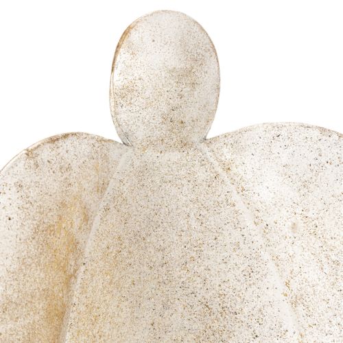Englefigur lysestage, guld,