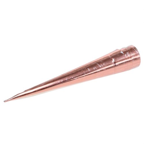 Floristik24 Fyrfadsstage Ø4,5cm H25cm kobber 4stk