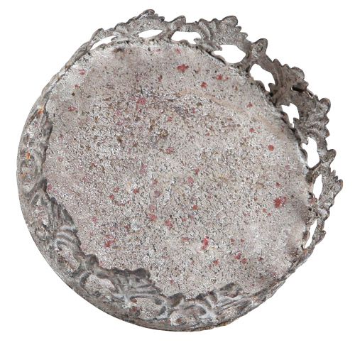 Artikel Fyrfadsstage til indstik vintage Ø7cm H7,5cm grå 4 stk