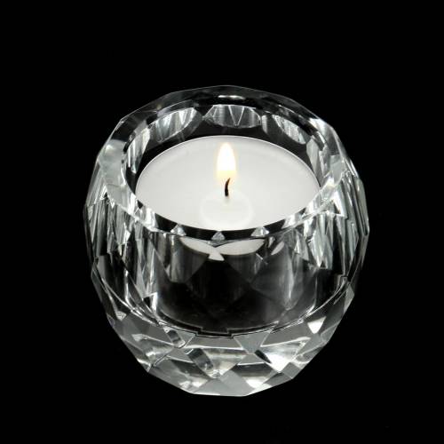 Floristik24 Telysholder diamantklar Ø6cm borddekoration