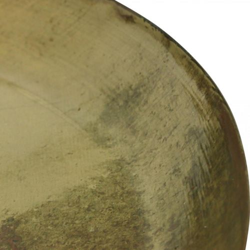 Artikel Dekorativ plade messing look Metalpladedekoration Ø30,5cm