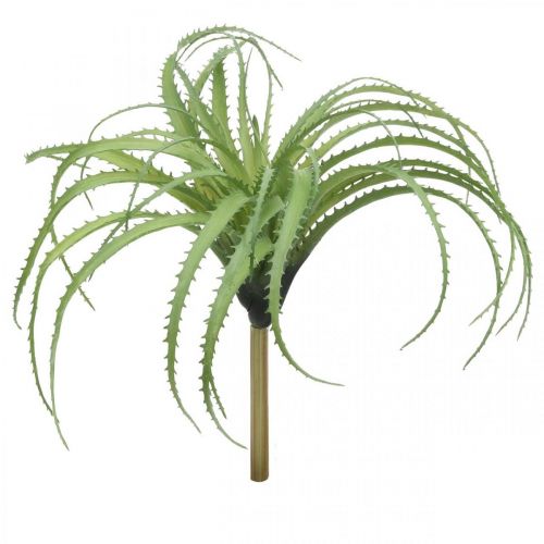 Aloe kunstig grøn kunstig plante til stick grøn plante 38Øcm