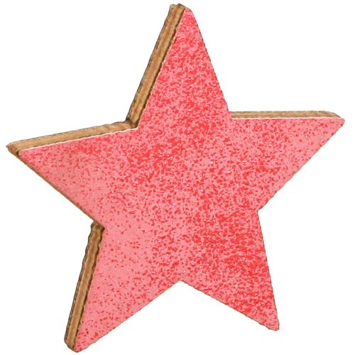 Artikel Borddekoration stjerner træ Jul 3 farver Ø3–5cm 48 stk