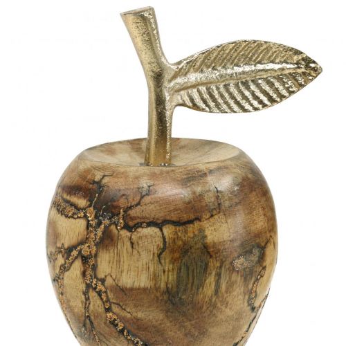Floristik24 Borddekoration træ æble træ dekoration deco æble træ H11 cm Ø6,5cm 2stk