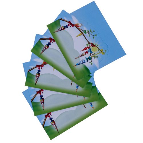 Artikel Bordpynt skole tilmelding, bordkort skolestart dekoration 6×9cm 6stk