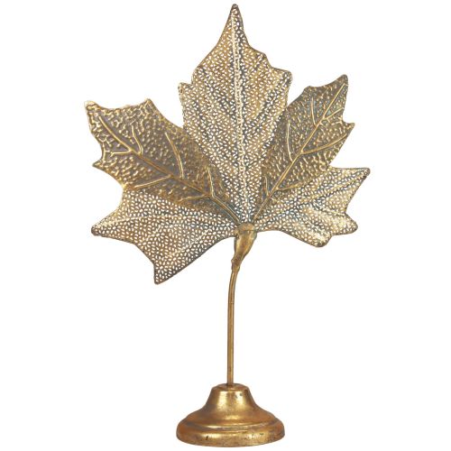Artikel Borddekoration efterår ahorn blad dekoration gylden antik 58cm × 39cm