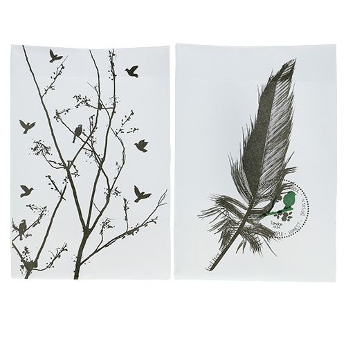 Floristik24 Borddekoration plastpose med motiv 10x8x15cm 8stk